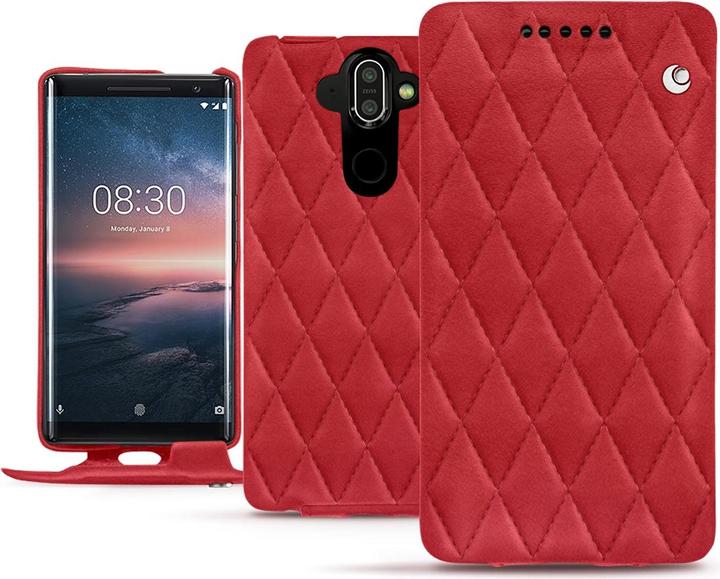 Productafbeelding Noreve Lederen omslag verticaal (Nokia 8 Sirocco)