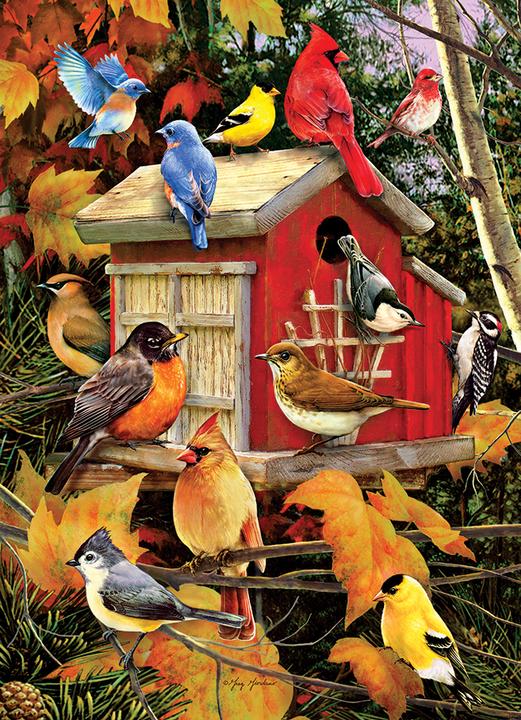Produktbild Cobble Hill Puzzle 500 pieces XXL Pieces - Fall Birdhouse (500 Teile)