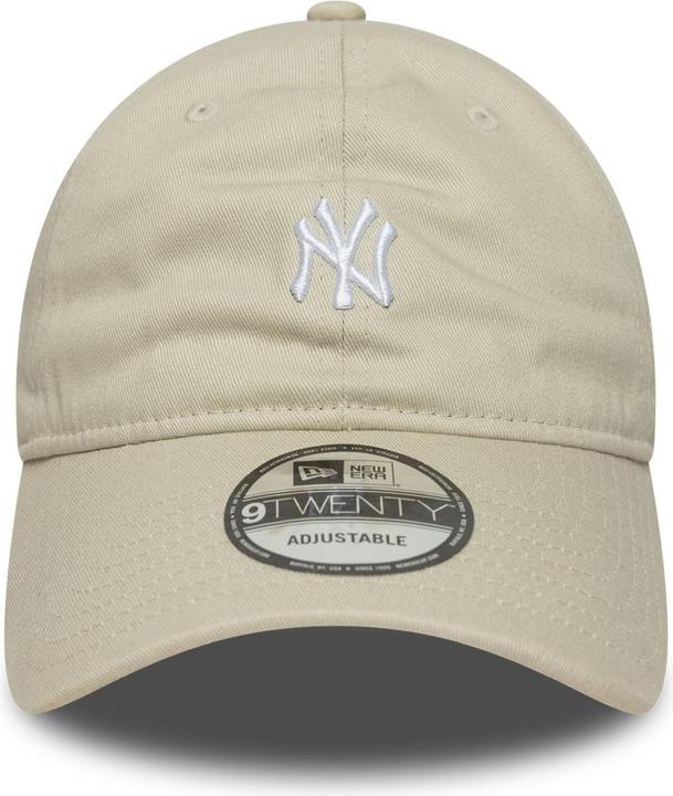 Actual product image New Era 9Twenty Casual Cap MINI LOGO New York Yankees beige