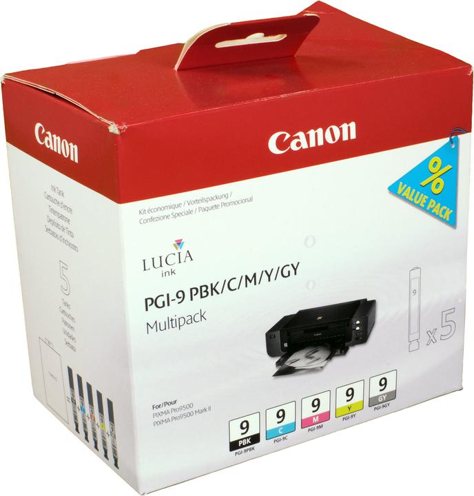 Immagine prodotto Canon Pgi-9 (M, GY, C, Y, PBK)