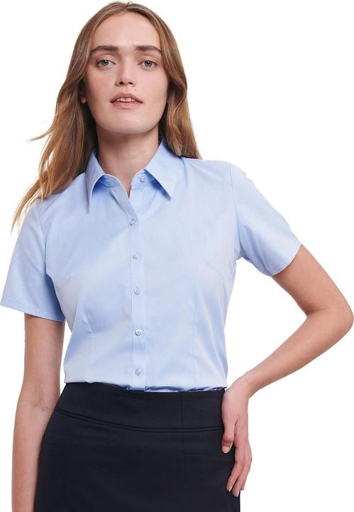 Actual product image Russell Womens/Ladies Herringbone Formal Shirt (XXL)
