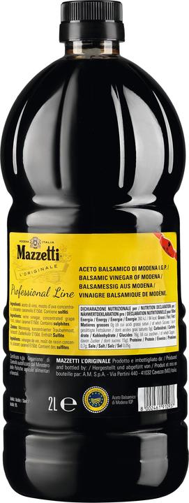 Mazzetti Vinaigre balsamique de Modène (2000 ml)