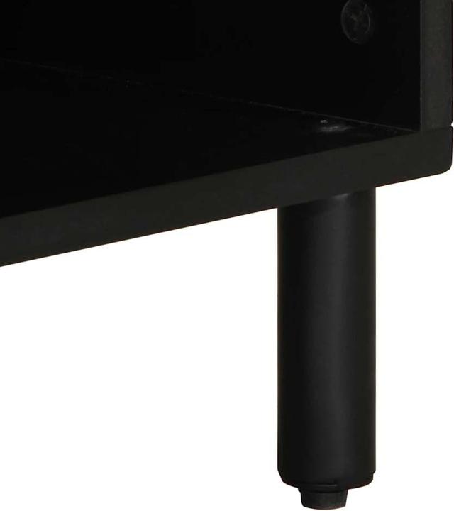 Image du produit VidaXL Armoire TV Lowboard Meuble TV Noir Bois de manguier brut (100 x 33.5 x 46 cm)