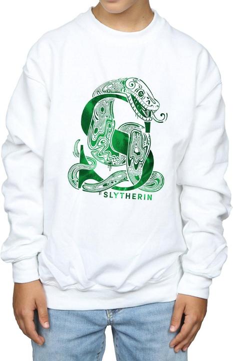 Actual product image Boys Slytherin Snake Sweatshirt (116)