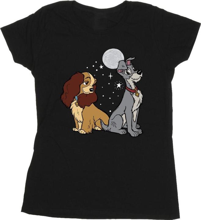 Immagine prodotto Disney Lady And The Tramp Moon Maglietta Donna (M)