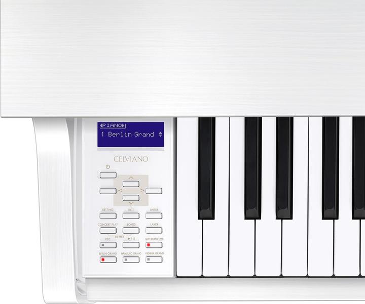 Actual product image Casio Electric Piano CELVIANO Grand Hybrid GP-310WE White (88 Keys)