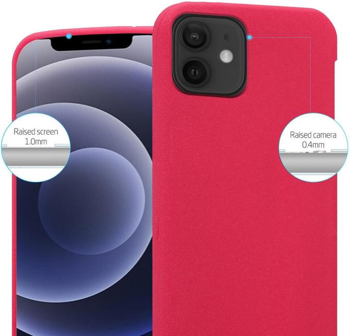 Productafbeelding Cadorabo TPU Frosted Cover (Apple iPhone 12, Realme 12 Pro+)