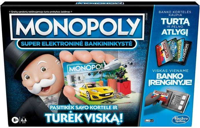 Produktbild Monopoly Hasbro Game ": Super Electronic Banking", LT (Englisch)