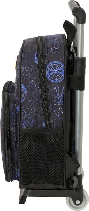 Produktbild Spiderman Schulrucksack mit Rädern Spider-Man Attack Schwarz 27 x 33 x 10 cm