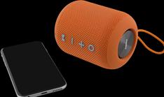 Image du produit Streetz Enceinte Bluetooth étanche CM757 (orange) TWS, 2x5W, IPX5 (18 h, Alimentation via port USB)