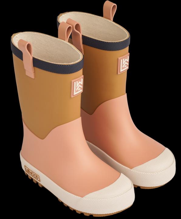 Actual product image Liewood Rubber Boots Sasha Natural Rubber Tuscany Rose Multi Mix (24)