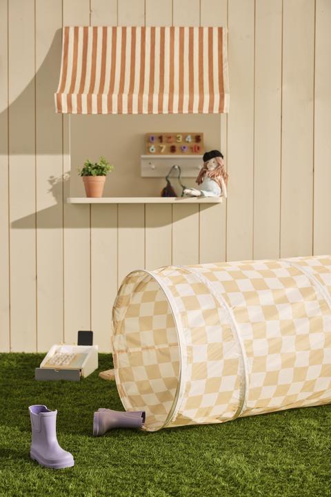 Produktbild Kids Concept Spieltunnel Karo gelb