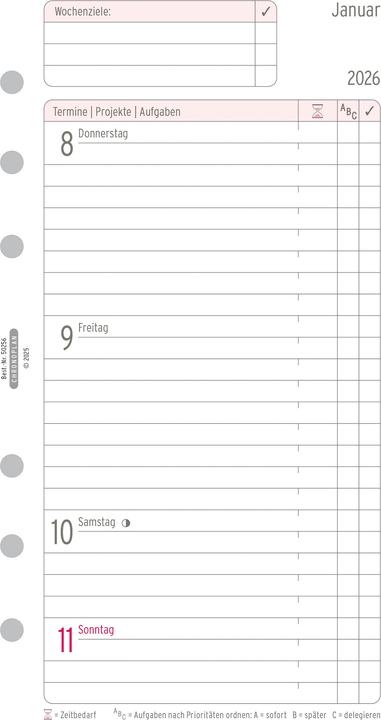 Produktbild Chronoplan Wochenplan Midi 2026 (Spezial, Deutsch)