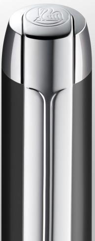 Actual product image Pelikan PURA P40 fountain pen anthracite B gift box (Anthracite silver, 1 x)
