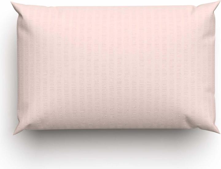 Immagine prodotto Lotus Bettwaren Biancheria da letto in raso Seersucker uni (Copricuscino, 65 x 100 cm)