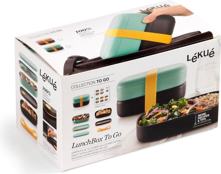 Actual product image Lékué lunch box
