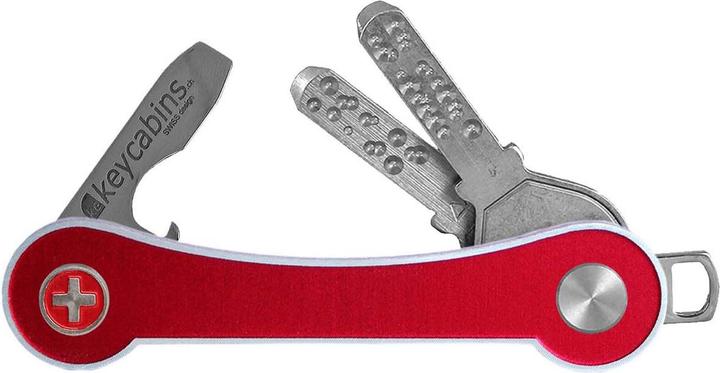 Produktbild Keycabins Schlüsselorganisator KCAFS1.7 Aluminium frame S1 red