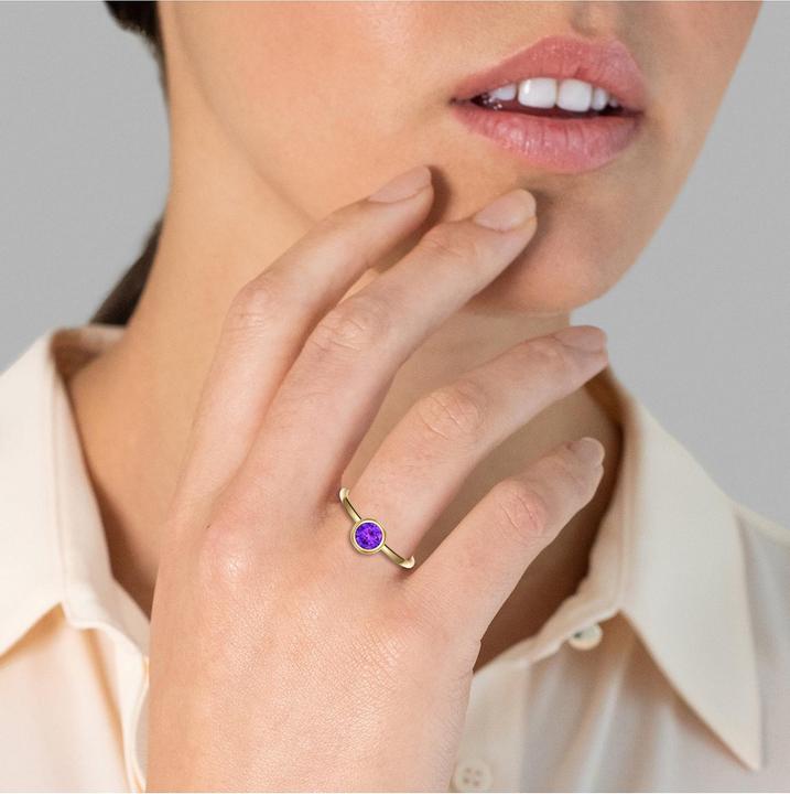 Immagine prodotto Glanzstücke München Donna Argento Sterling Ametista Oro Giallo - 28681 (52, 925 Argento)