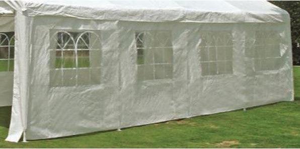 Immagine prodotto Degamo Telone laterale per tenda party con finestre (800 cm, 1 cm)