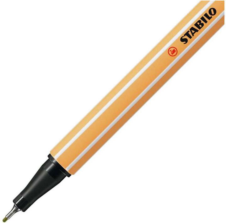 Actual product image STABILO Point 88 fine ink pen (Mud Green, 1 x)