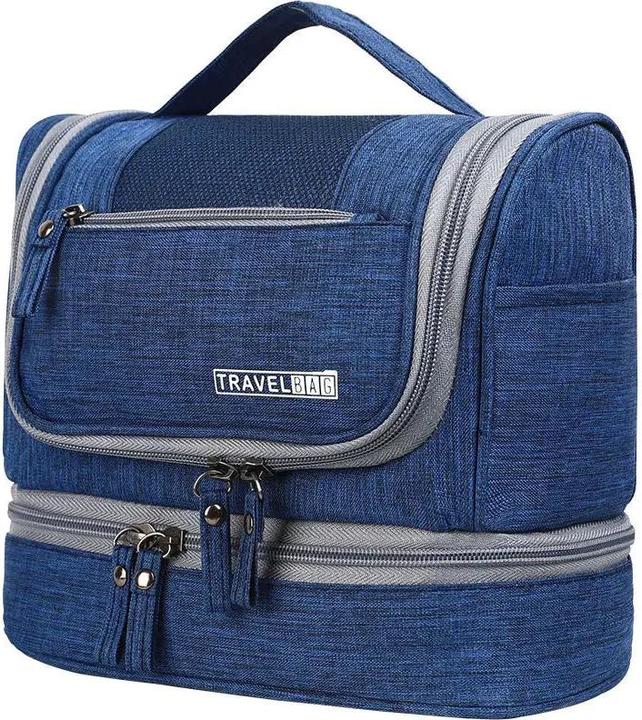 Only-Bags.Store Necessaries Hanging Make Up Bag Travel Organizer Kosmetiktaschen Wash Toiletry Bag, blau
