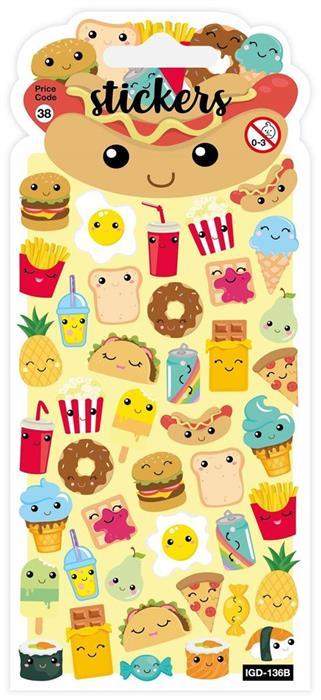 Actual product image Card Group Stickers Happy Dinner