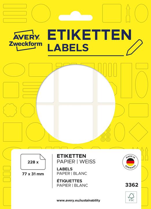 Immagine prodotto Avery Vielzweck-Etiketten