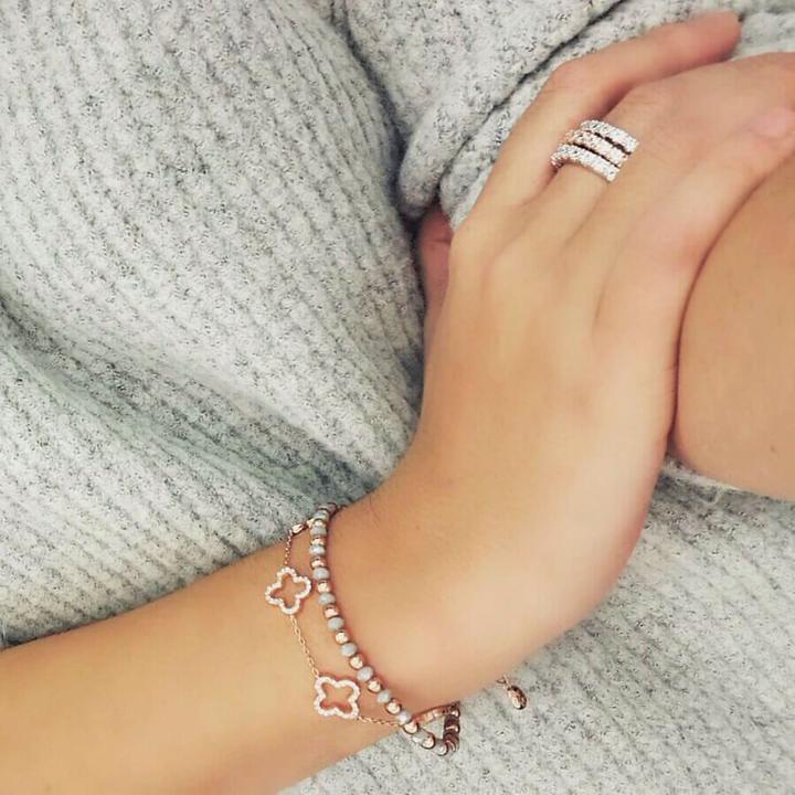 Immagine prodotto Candy Anello Stine, Argento 925 (54, 925 Argento)
