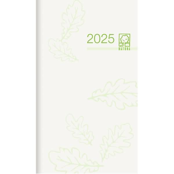 Produktbild Taschenplaner 2025 Recycling, 8,8x15,2cm, Taschenkalender mit 32 Seiten, 1 Monat auf 2 (Deutsch)