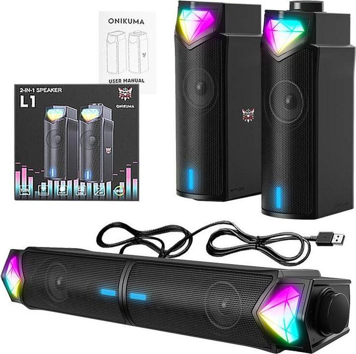 Image du produit Onikuma Enceinte de jeu L1 (Noir)