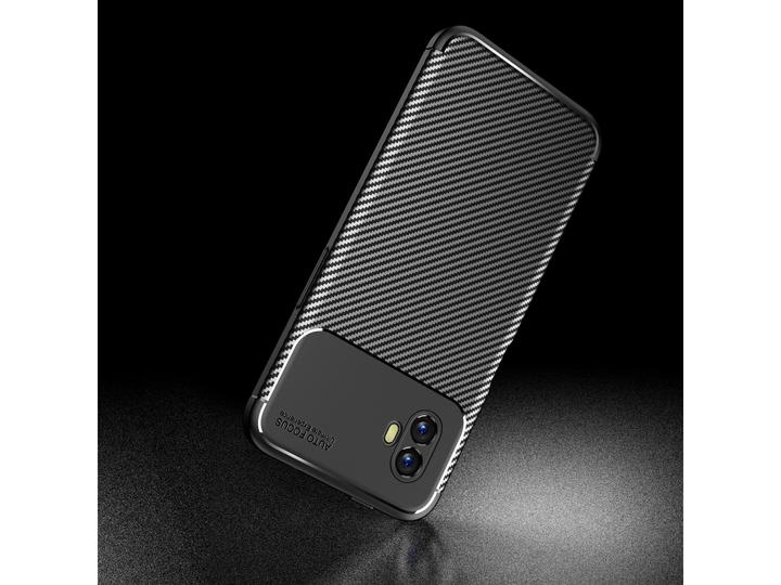 Immagine prodotto Screenguard Custodia Samsung Galaxy Xcover6 Pro Cover Carbon Design TPU (Samsung Galaxy XCover 6 Pro)