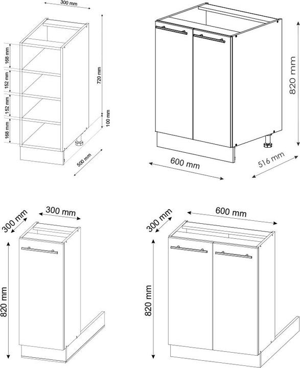 Actual product image Vicco Kücheninsel Fame-Line (90 x 82 x 81 cm)