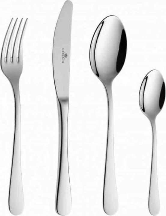 Gerlach Set di posate FLOW in scatola lucida 34P 60 pezzi. (60 Pezzo/i, Set di posate)