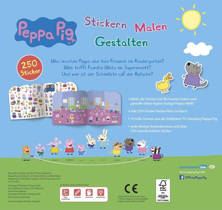 Produktbild Peppa Wutz Stickern Malen Gestalten