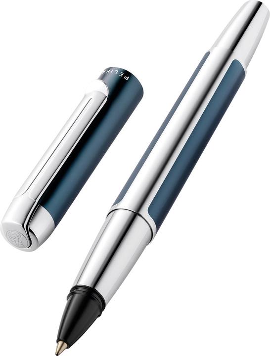 Actual product image Pelikan Rollerball Pura, Petrol (Gas, Silver, 1 x)