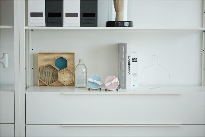 Produktbild NABO SOUND ONE Weiss-Blau Wireless Audio Lautsprecher mit Mini-Ventilator (1 Stk., 3 W)