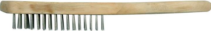 Image du produit Toya Brosse métallique manuelle 4 rangées Bois