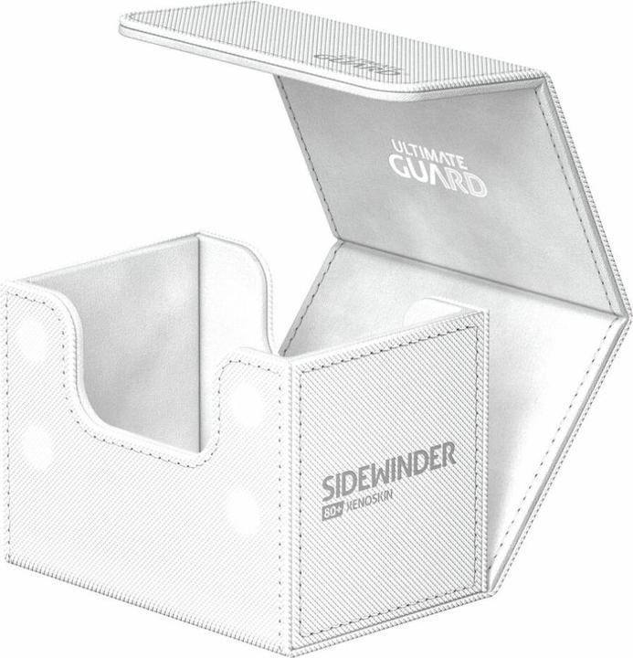 Produktbild Ultimate Guard Kartenbox XenoSkin Sidewinder Monocolor 80+ Weiss