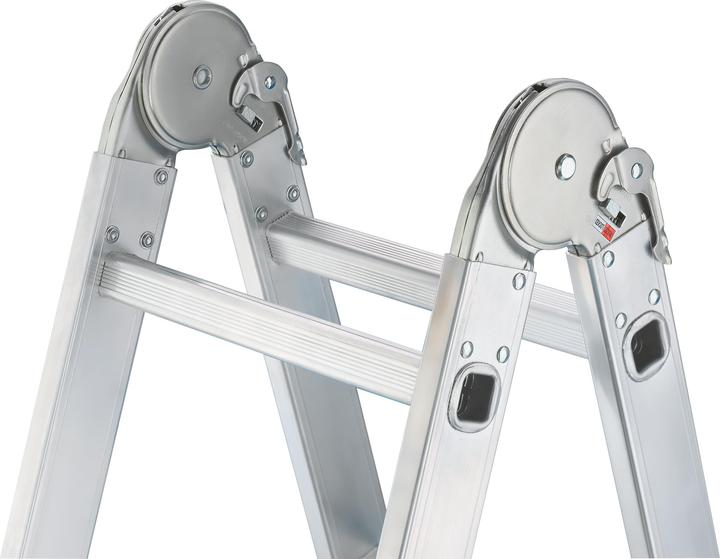 Produktbild Hailo M60, Aluminium-Universalleiter, 4x3 Sprossen (Mehrzweckleiter, 332 cm)