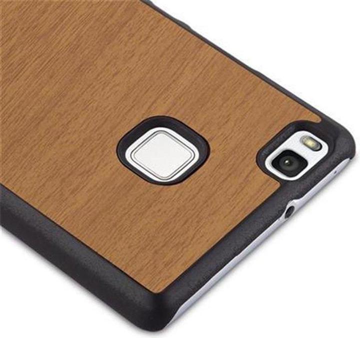 Image du produit Cadorabo Couverture rigide Woody Cover (Huawei P9 Lite)