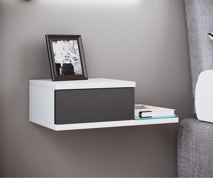 Produktbild VCM Design Wandschublade Nachttisch KonsilaM (48 x 28 cm)