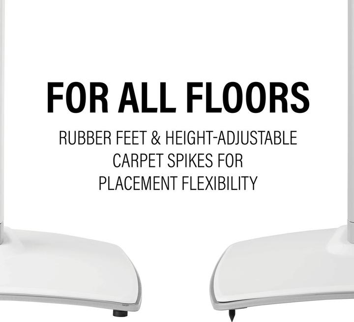 Actual product image Sanus WSSE1A2-W2 (1 pair, Stand, Height-adjustable)