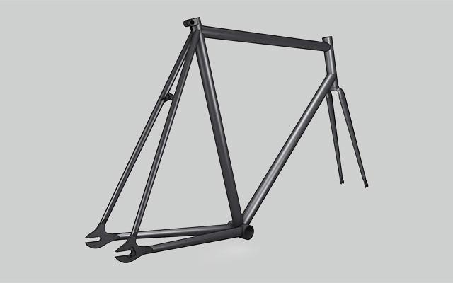 Actual product image Gorilla HATTARA frameset (matt black)