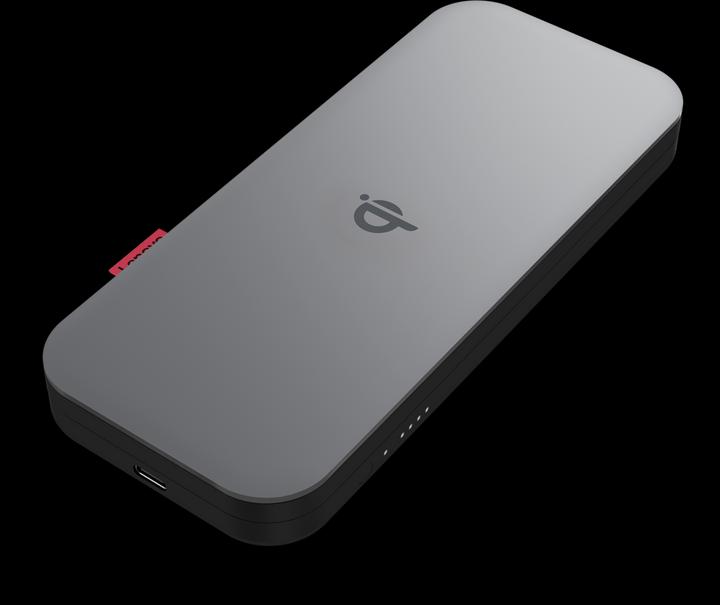 Image du produit Lenovo Go USB-C Mobile Power Bank + Qi Wireless (10000 mAh, 27 W, 38.50 Wh)