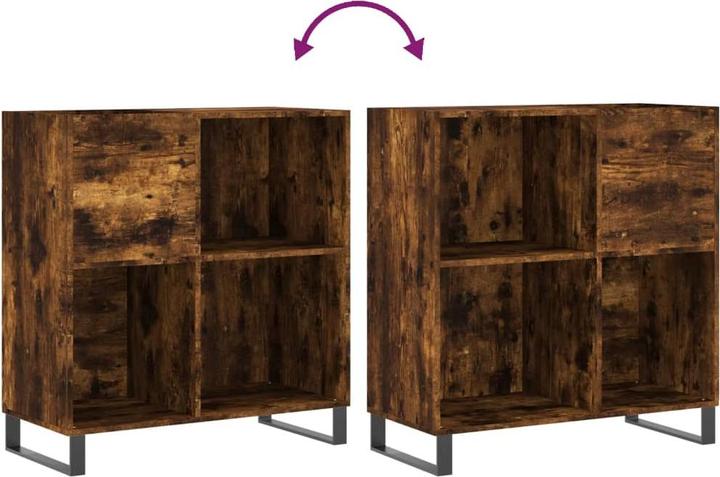 Produktbild VidaXL Plattenschrank Räuchereiche 84,5x38x89 cm Holzwerkstoff