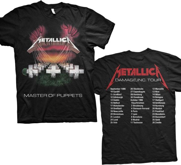 Metallica Mop European Tour 86 (L)