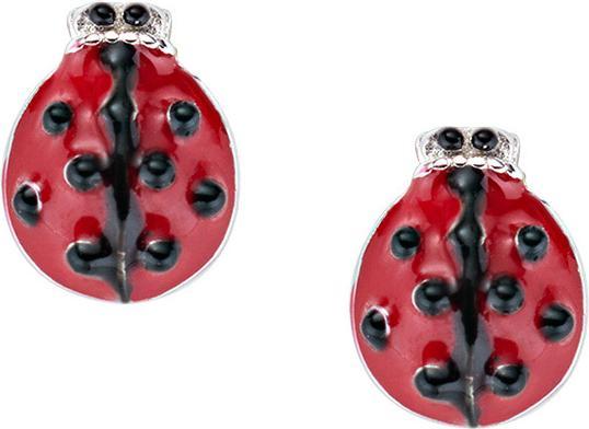 Image du produit Amen Boucles d'oreilles Junior Red Ladybug (Argent 925, Émail)