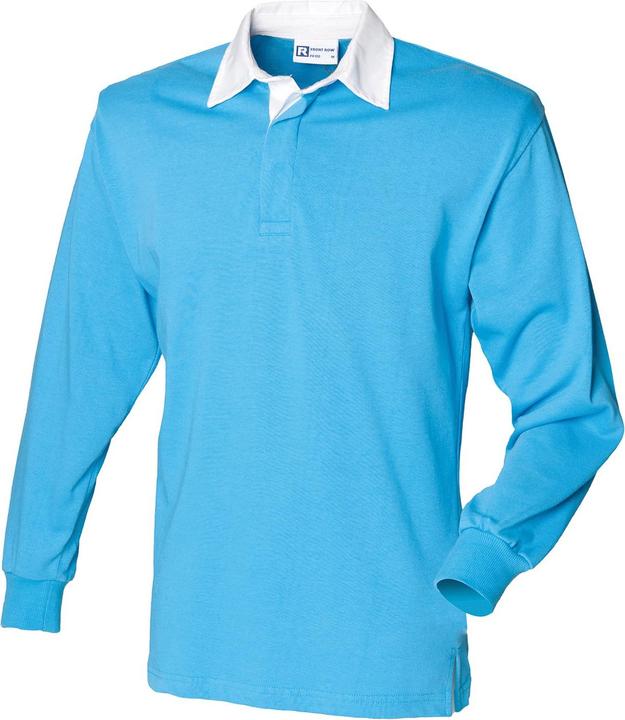 Actual product image Front Row Long Sleeve Classic Rugby Polo Shirt (3XL)