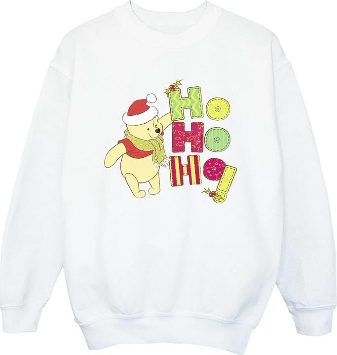 Disney Winnie The Pooh Ho Ho Ho Scarf Sweatshirt Mädchen