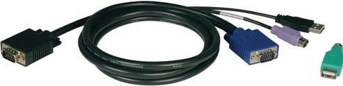 Image du produit Eaton Kit de câbles combo USB/PS2 pour les commutateurs KVM NetController B040-Series et B042-Series 1